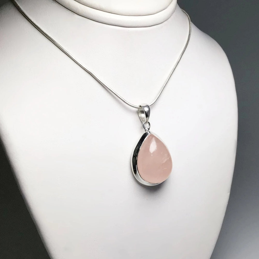 Rose Quartz Pendant - Rocks and Gems Canada