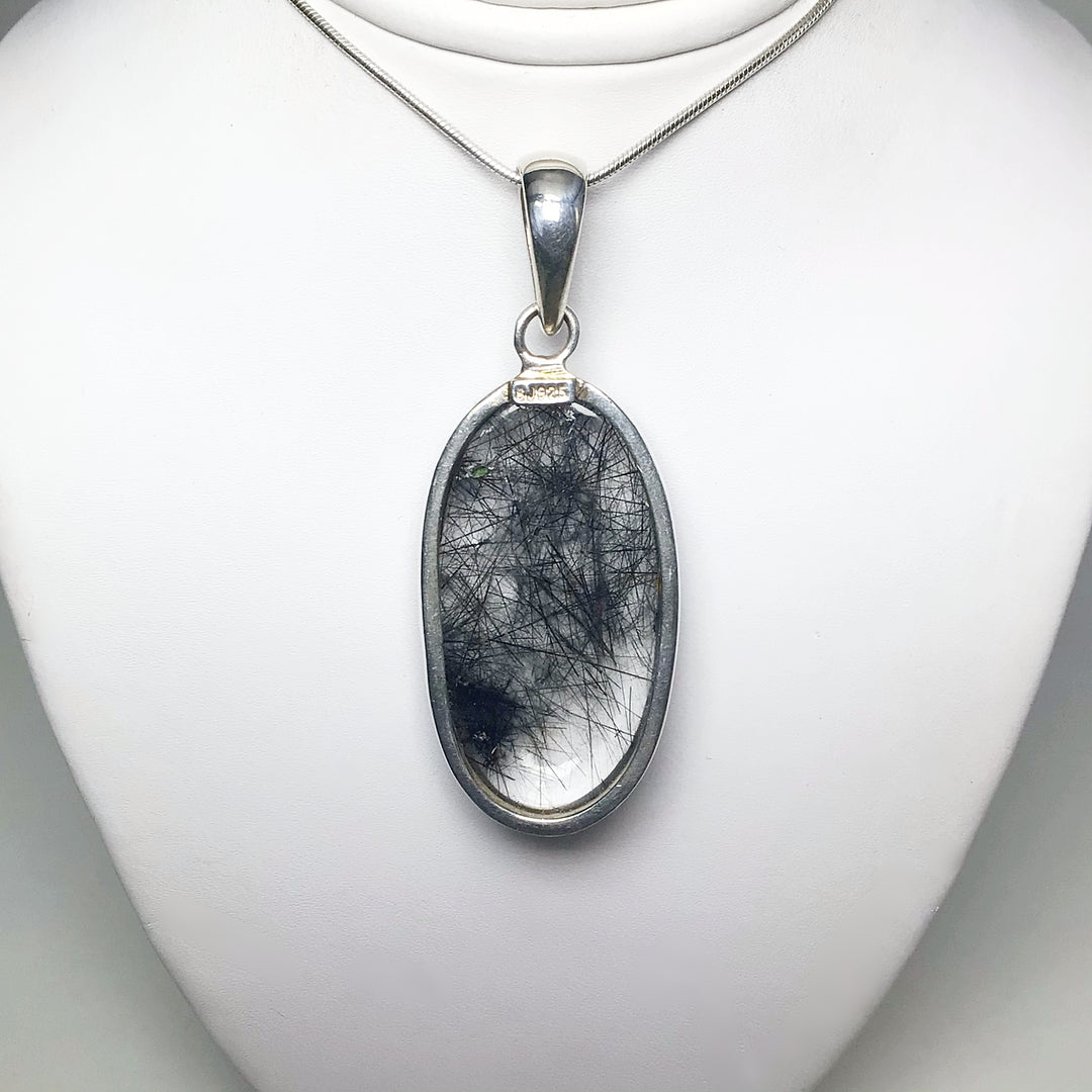 Tourmalated Quartz Pendant - Rocks and Gems Canada