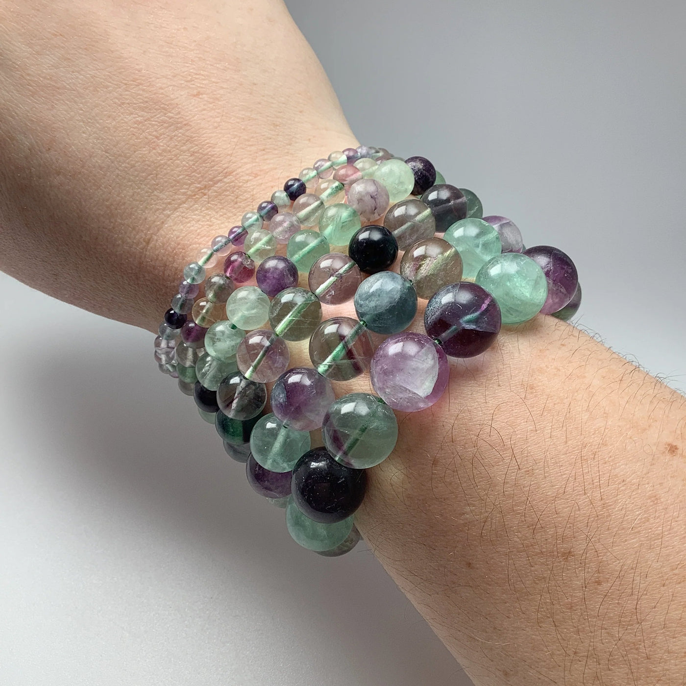 Purple Fluorite Bracelet