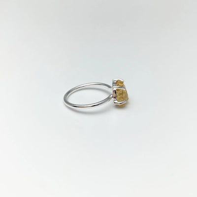 Raw Citrine Ring