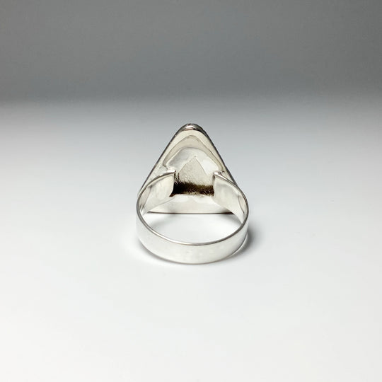 Muonionalusta Meteorite Triangle Setting Ring - Rocks and Gems Canada