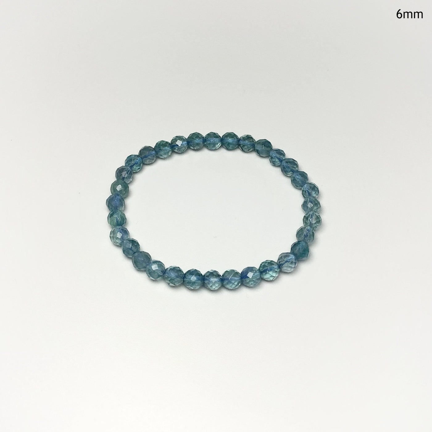 Blue Fluorite Faceted Beaded Bracelet