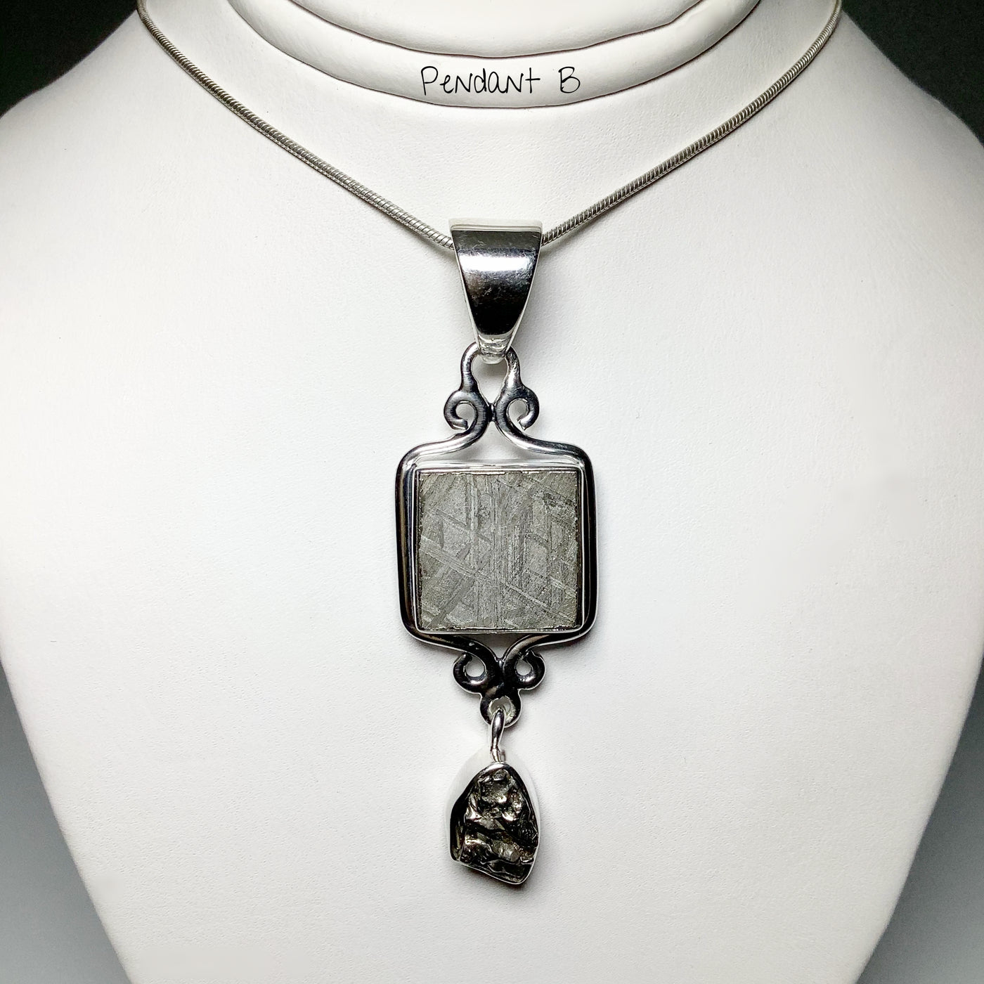 Muonionalusta and Campo Del Cielo Meteorite Pendant