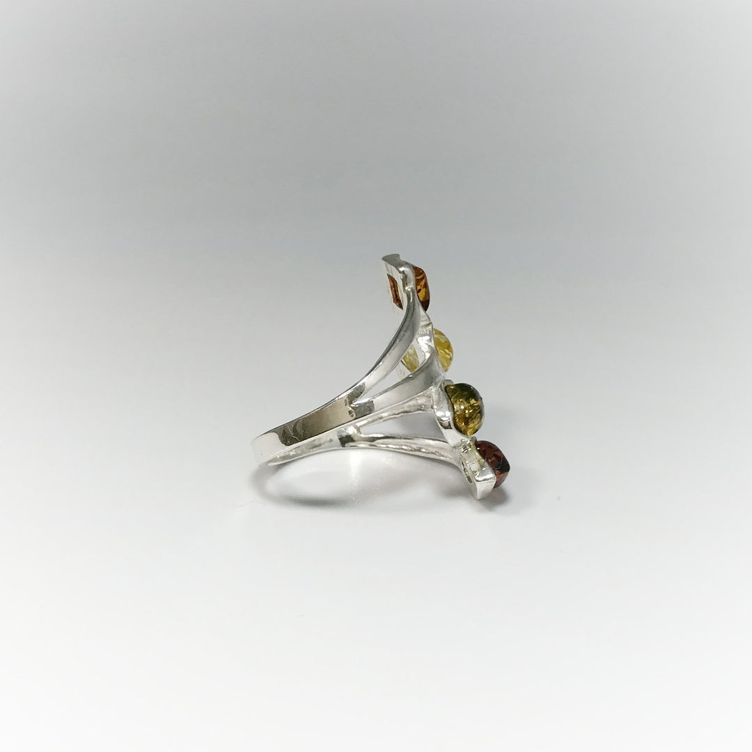 Mixed Amber Ring - Rocks and Gems Canada