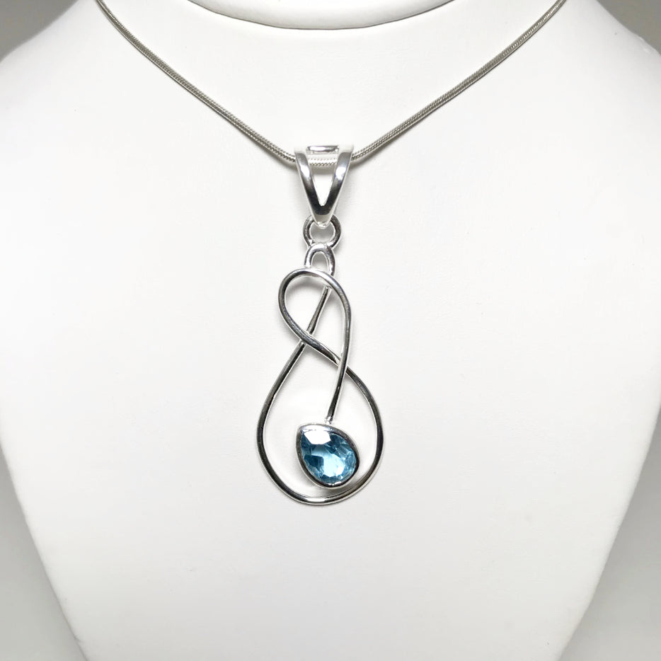 Blue Topaz Pendant
