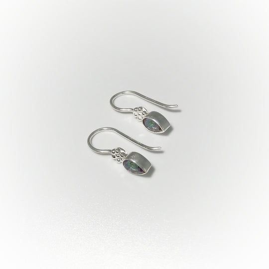 Mystic Topaz Dangle Earrings - Rocks and Gems Canada