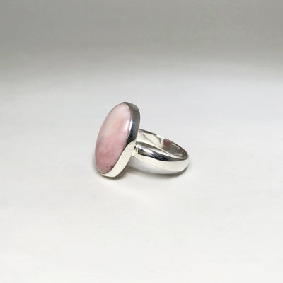 Pink Peruvian Opal Ring