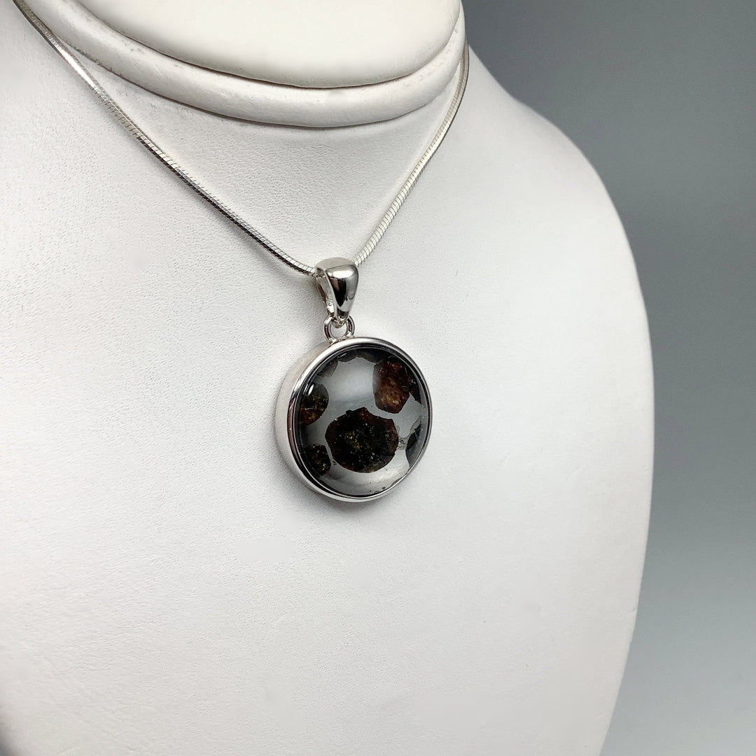 Sericho Meteorite Round Pendant - Rocks and Gems Canada