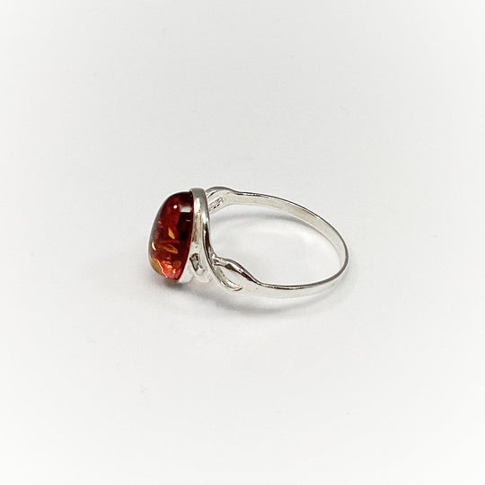 Cognac Amber Ring - Rocks and Gems Canada