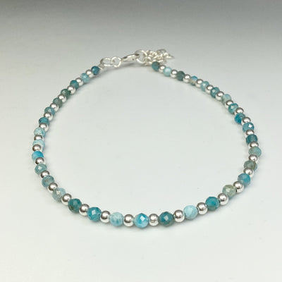 Blue Apatite Bracelet