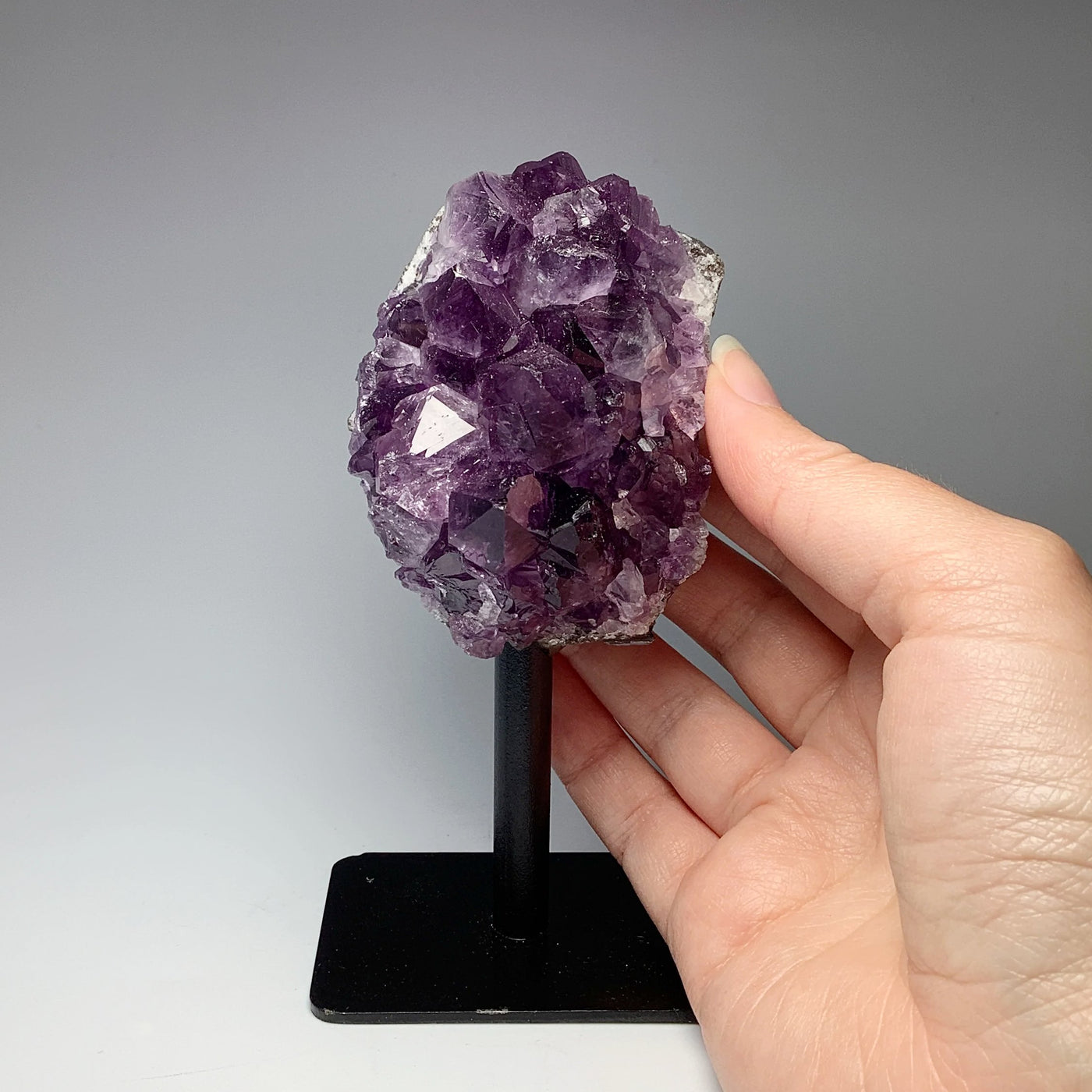 Amethyst Druze Cluster on Stand