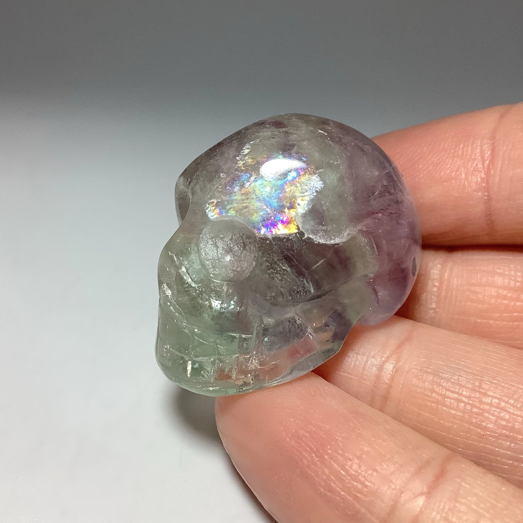 Carved Fluorite Skull - Rocks and Gems Canada