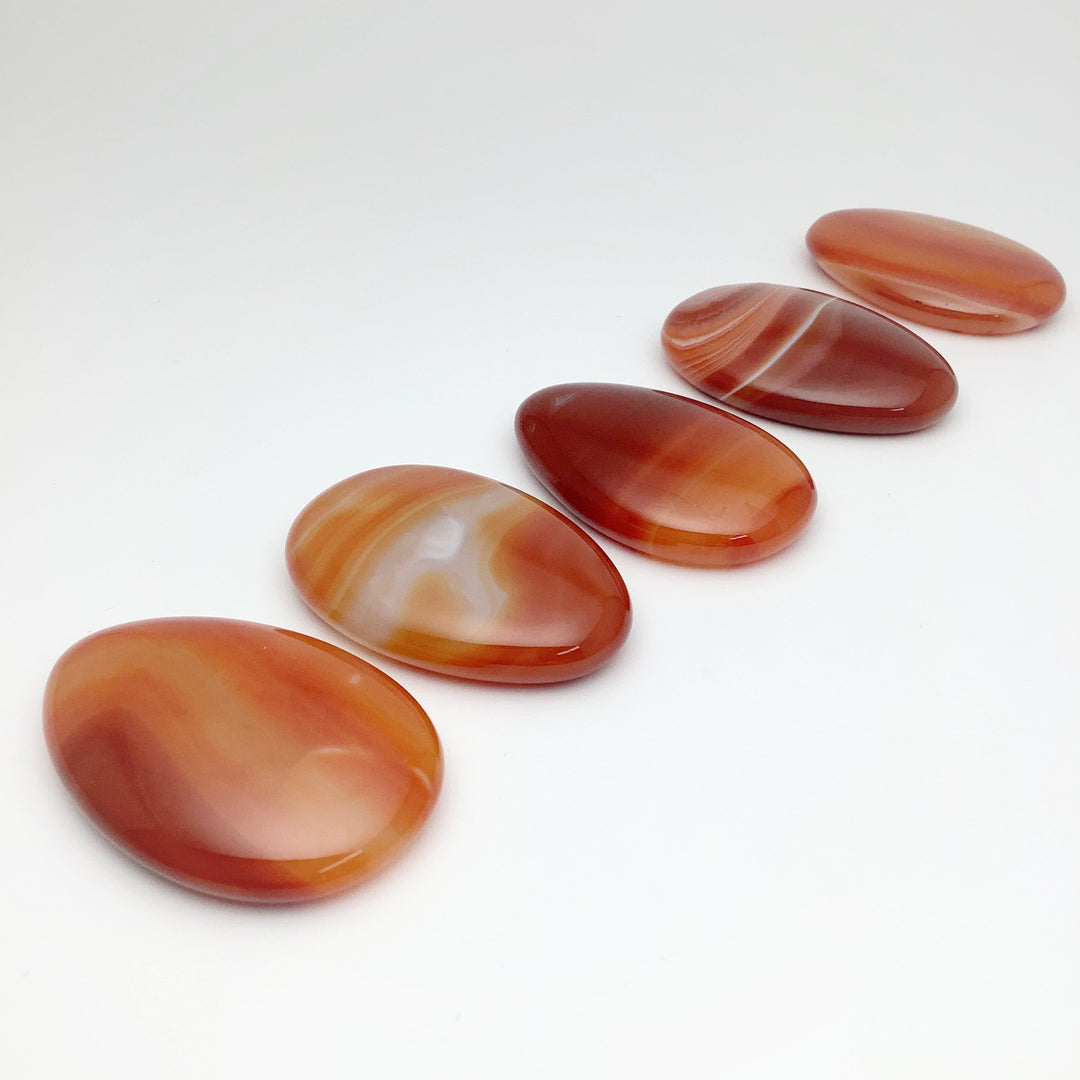 Worry Stone - Carnelian Agate - Rocks and Gems Canada