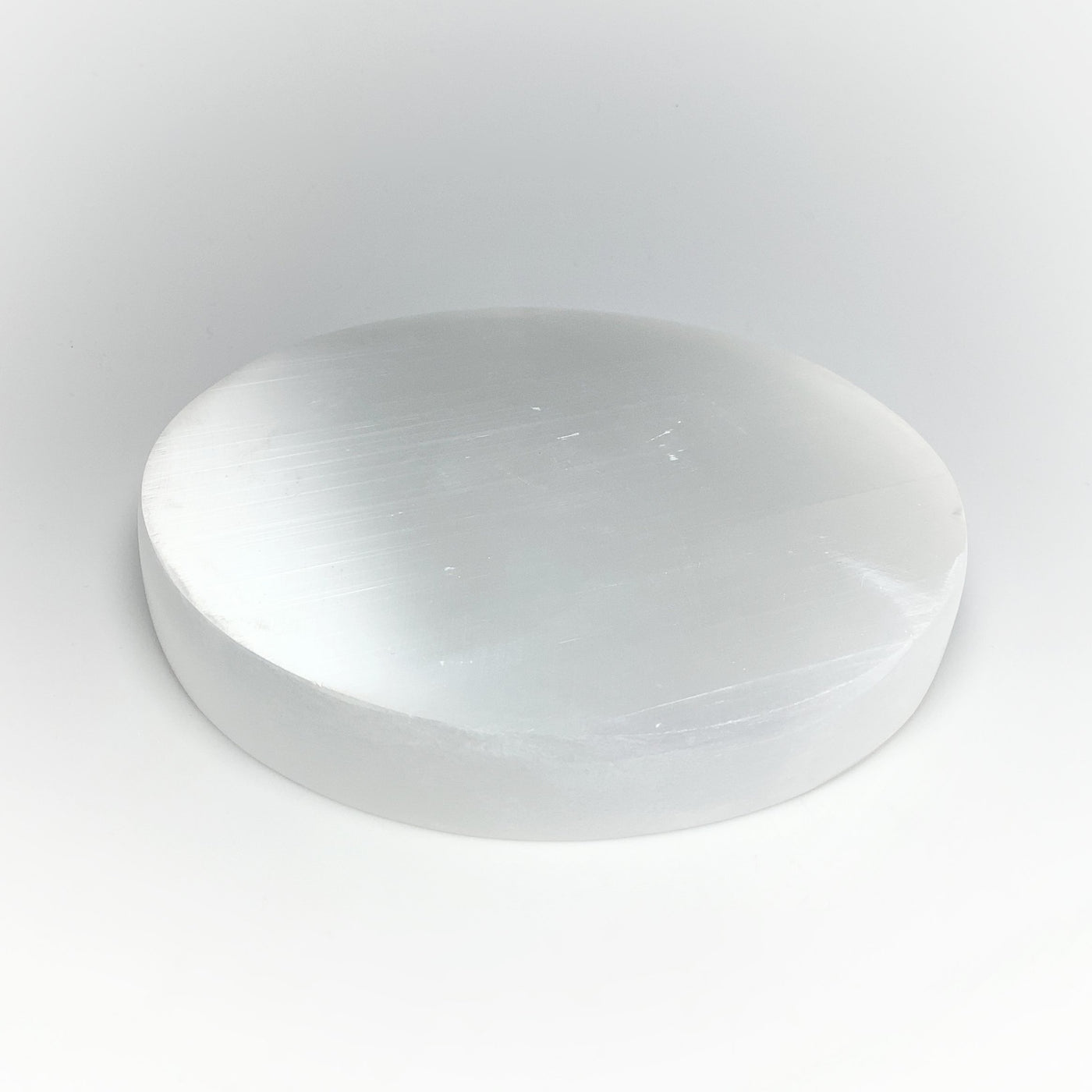 Selenite Round Chakra Charging Plate