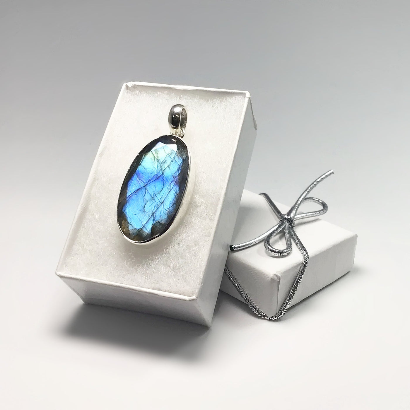 Faceted Labradorite Pendant