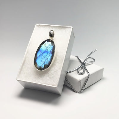 Faceted Labradorite Pendant