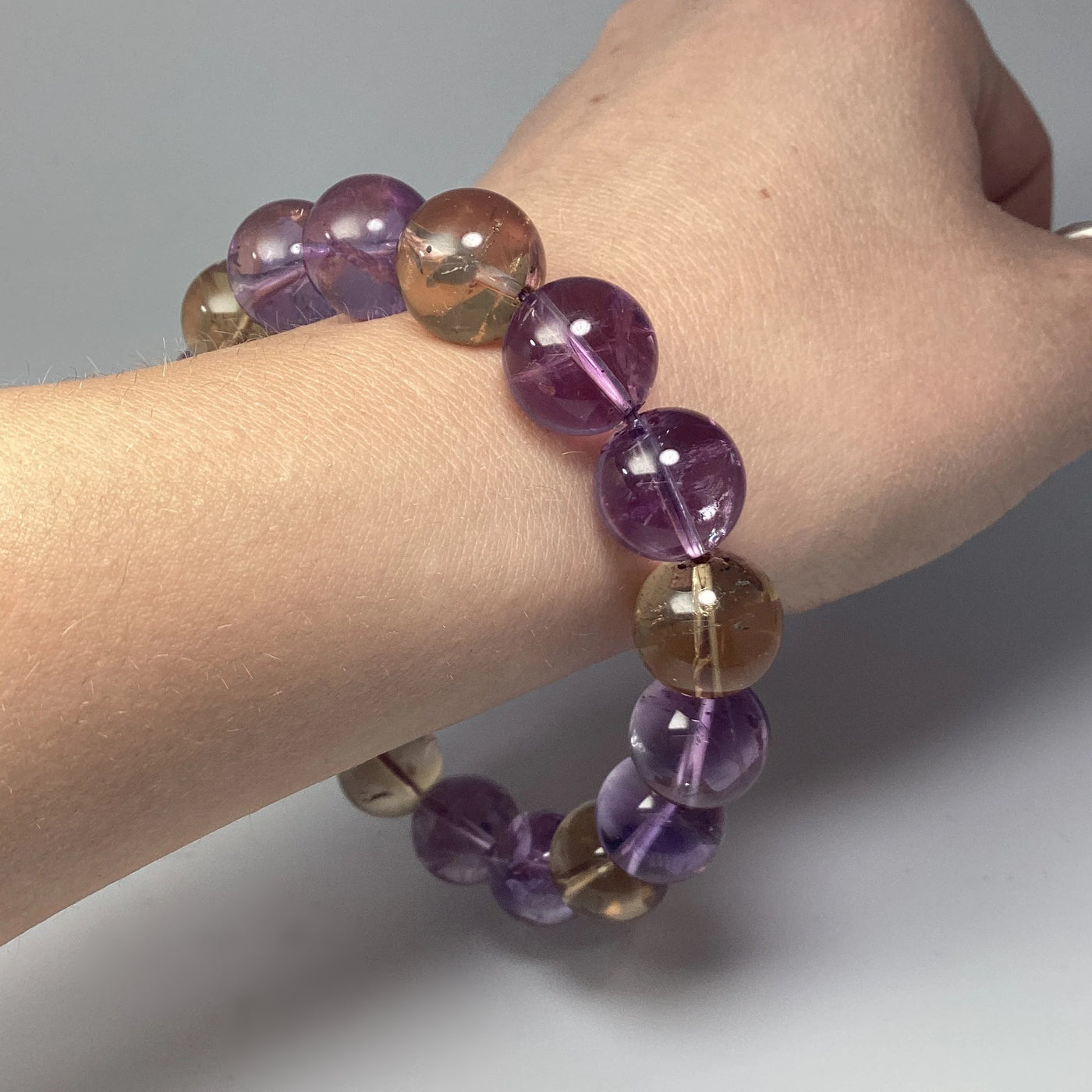 Ametrine Beaded Bracelet