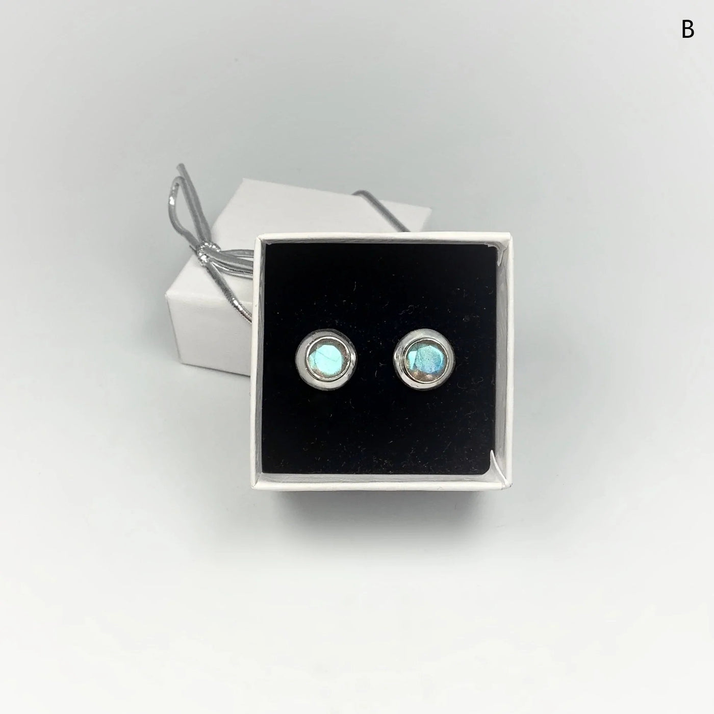 Labradorite Stud Earrings