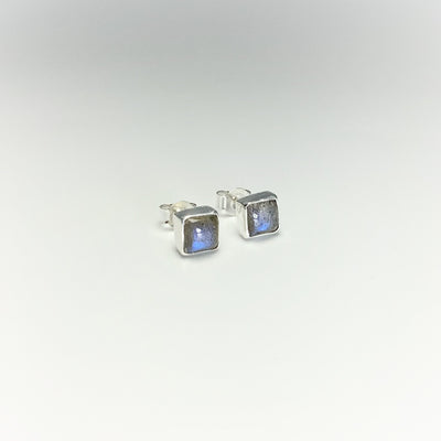 Labradorite Stud Earrings