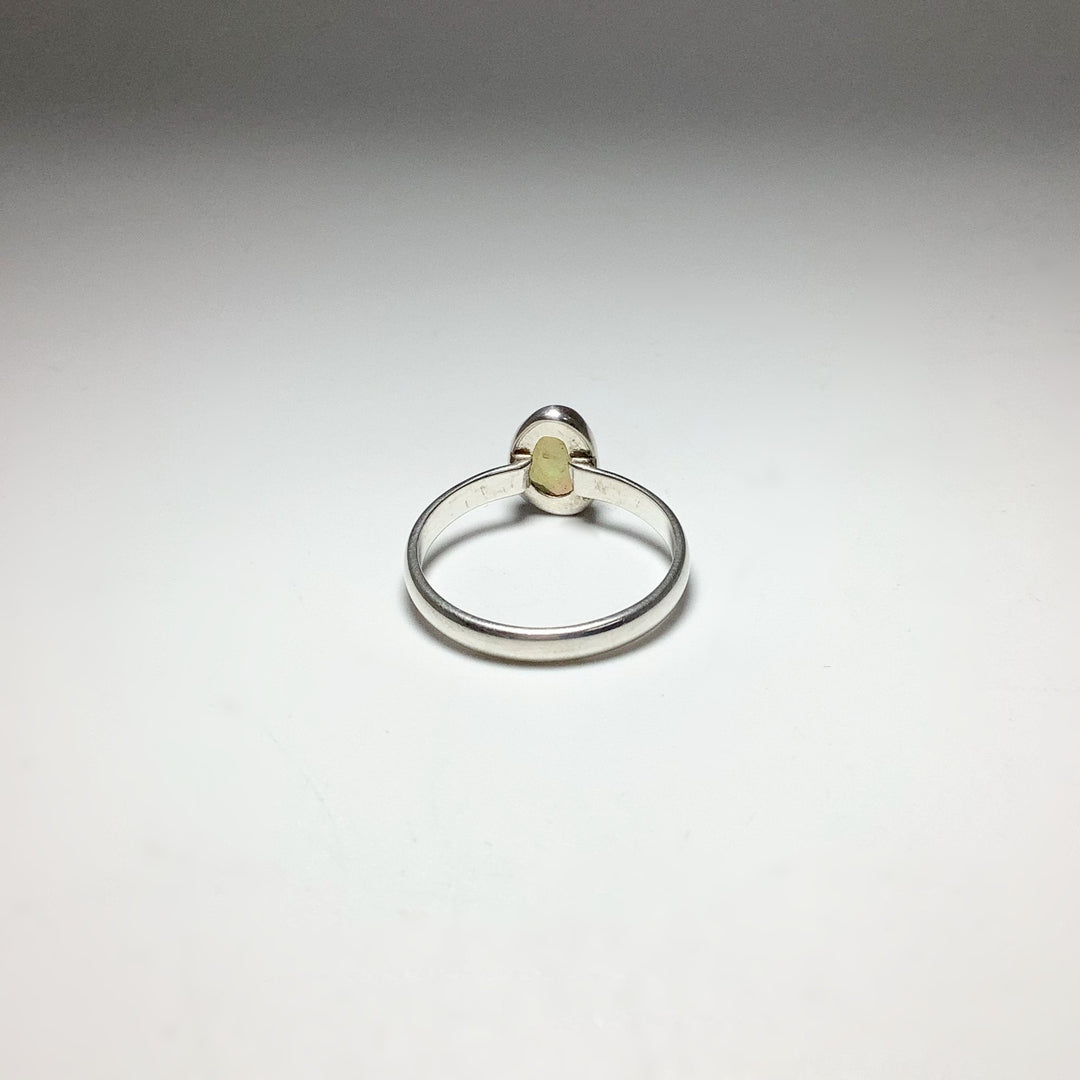 Faceted Ethiopian Fire Opal Ring - Rocks and Gems Canada