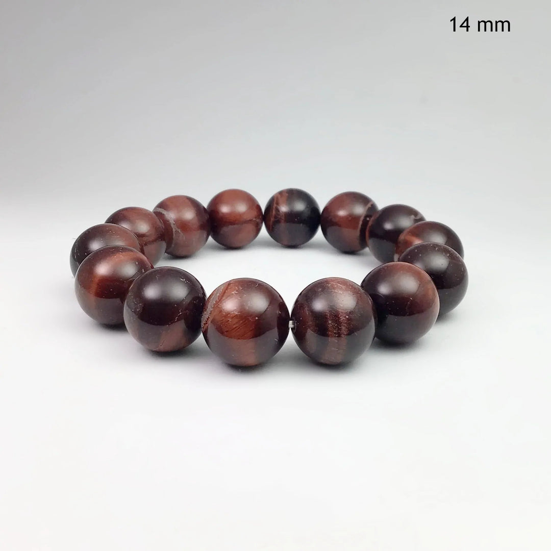 Red Tiger Eye Beaded Bracelet - Rocks and Gems Canada
