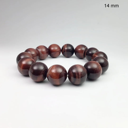 Red Tiger Eye Beaded Bracelet - Rocks and Gems Canada
