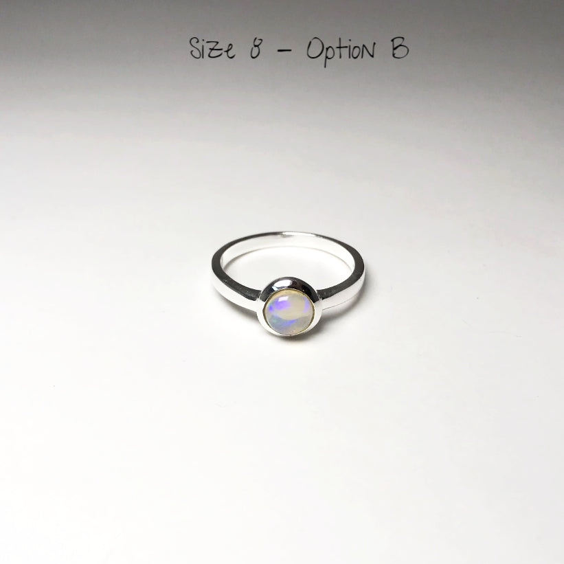 Ethiopian Fire Opal Ring - Rocks and Gems Canada