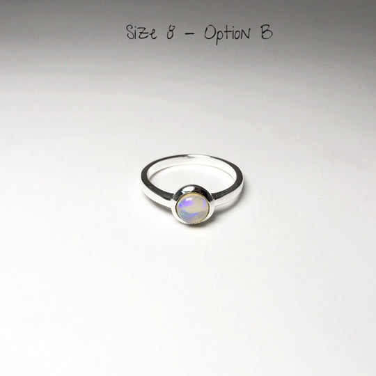 Ethiopian Fire Opal Ring - Rocks and Gems Canada