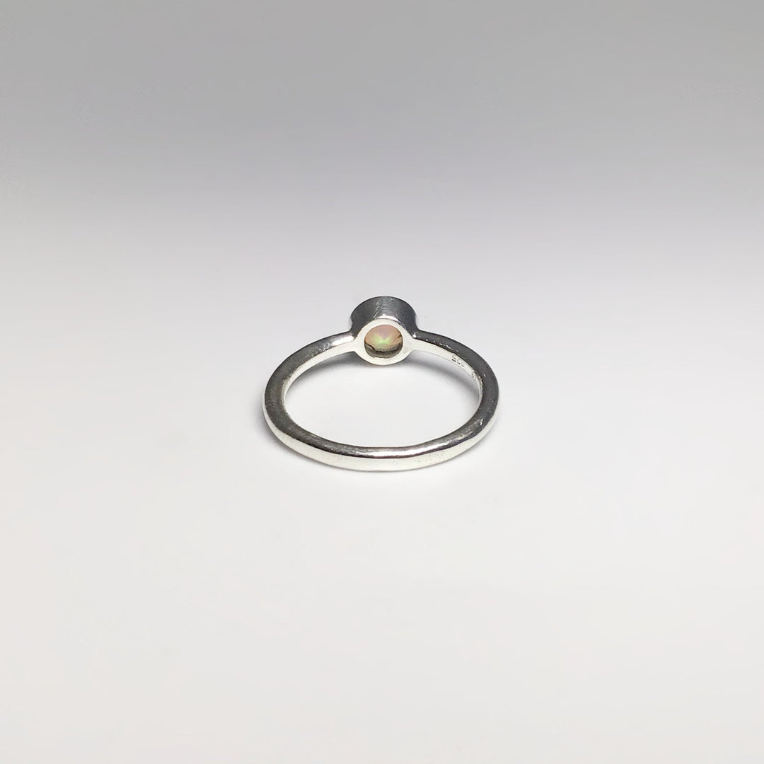 Faceted Ethiopian Fire Opal Ring - Rocks and Gems Canada