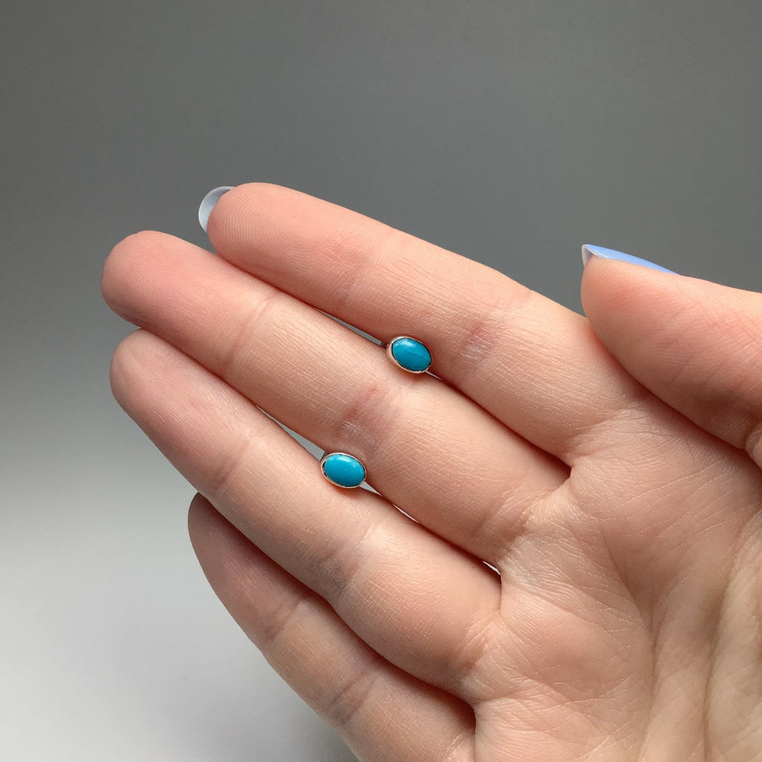 Turquoise Stud Earrings - Rocks and Gems Canada