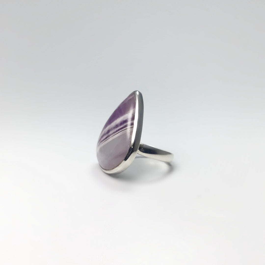 Chevron Amethyst Ring - Rocks and Gems Canada