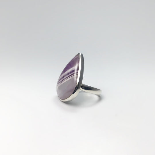 Chevron Amethyst Ring - Rocks and Gems Canada