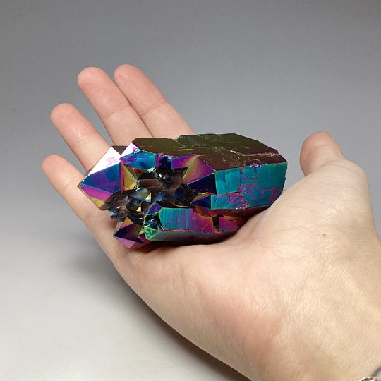 Titanium Quartz Cluster - Rocks and Gems Canada