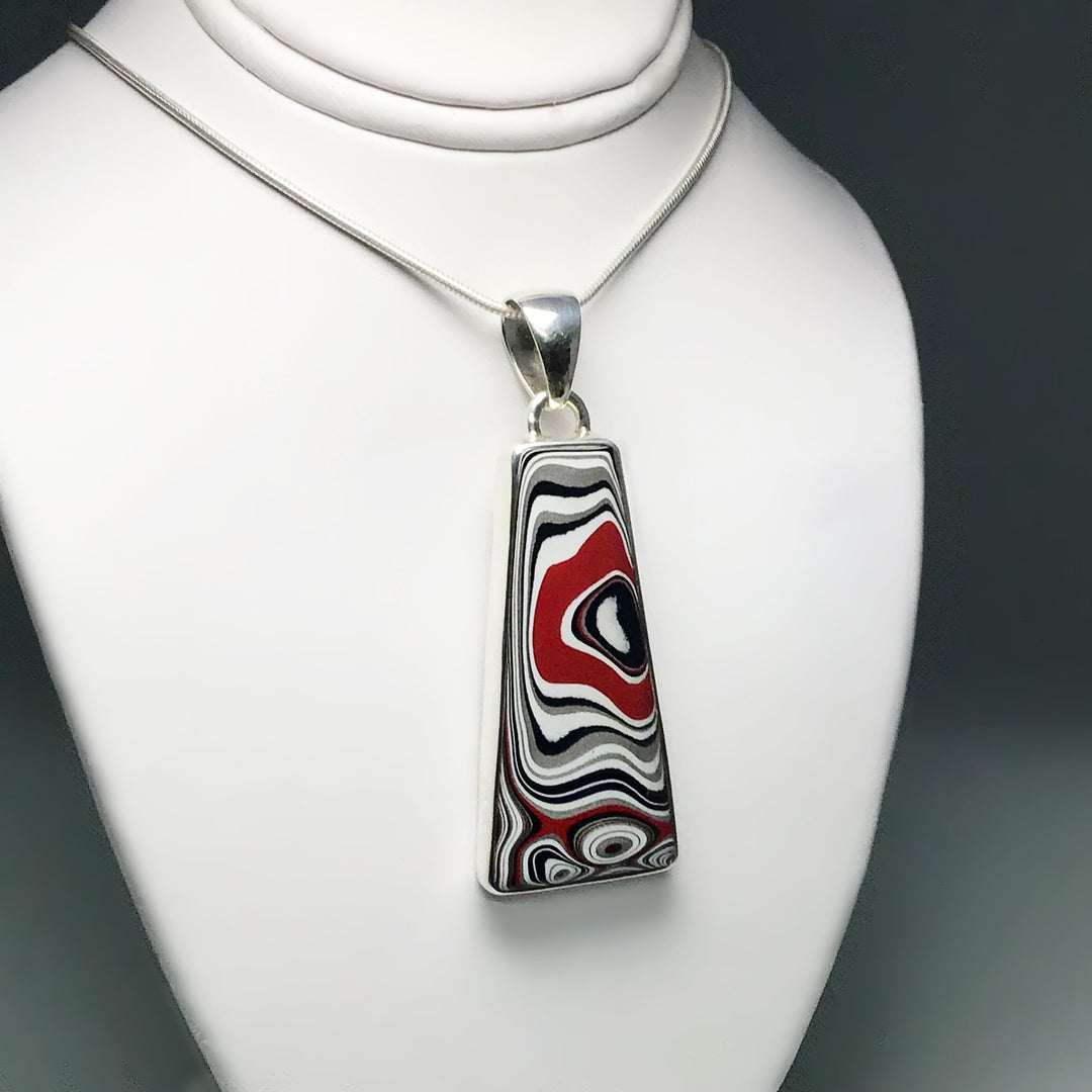 Fordite Pendant - Rocks and Gems Canada