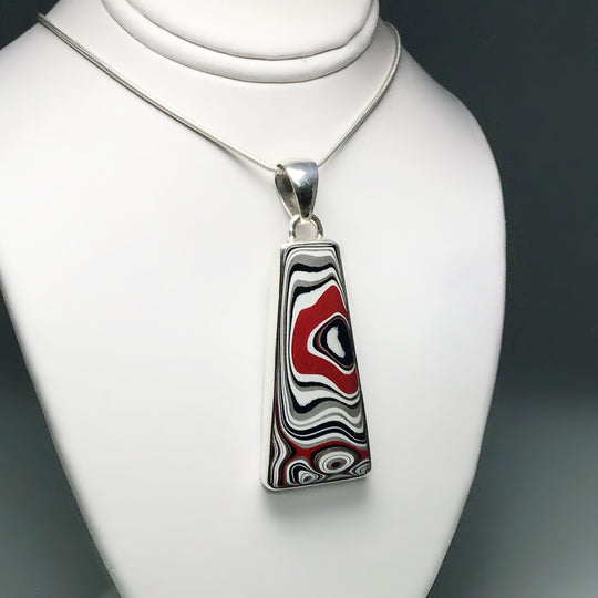 Fordite Pendant - Rocks and Gems Canada