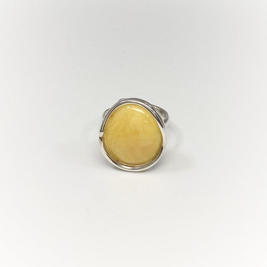 Butterscotch Amber Ring - Rocks and Gems Canada