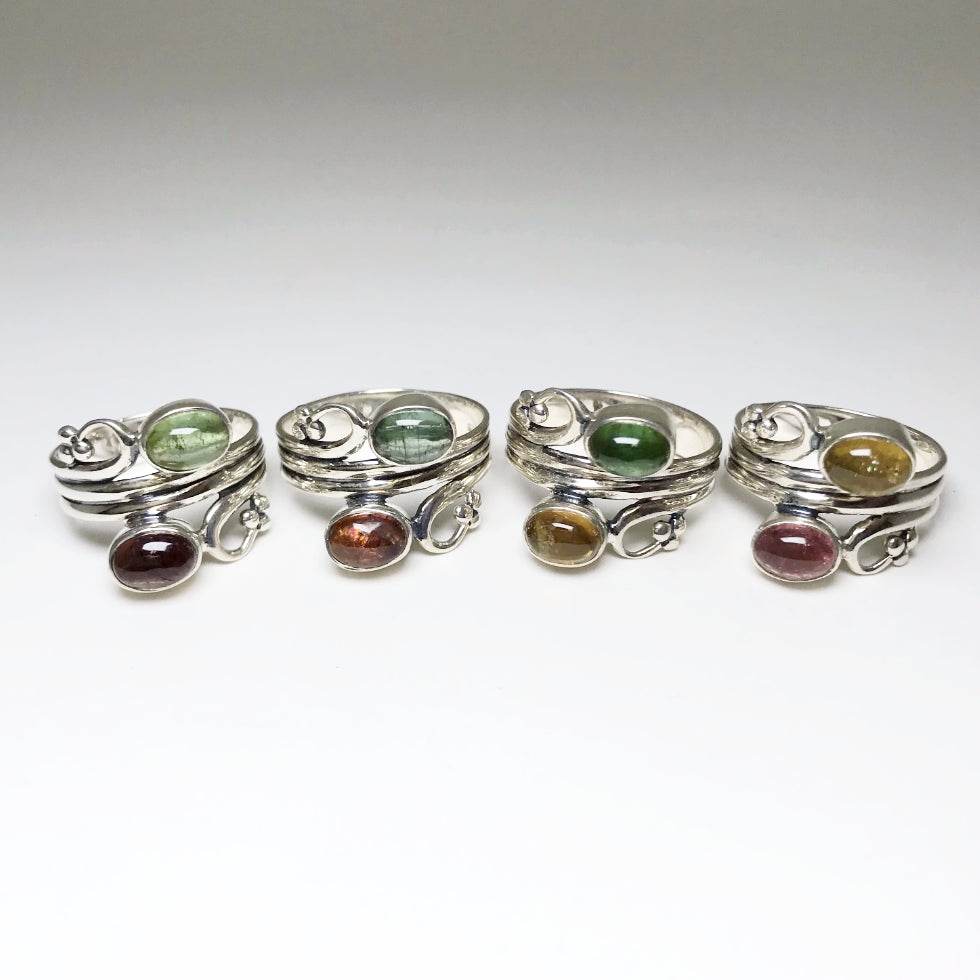 Mixed Tourmaline Ring - Rocks and Gems Canada