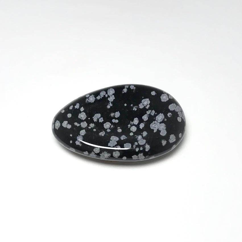 Worry Stone - Snowflake Obsidian - Rocks and Gems Canada