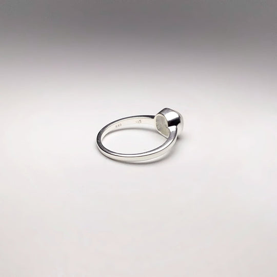 Rainbow Moonstone Ring - Rocks and Gems Canada