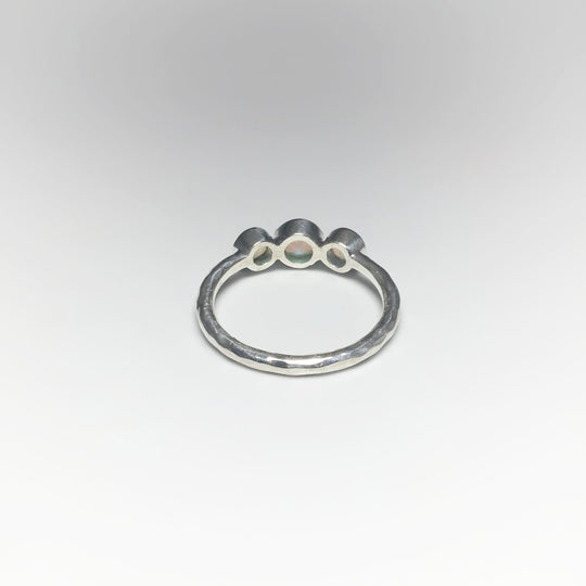 Faceted Ethiopian Fire Opal Ring - Rocks and Gems Canada