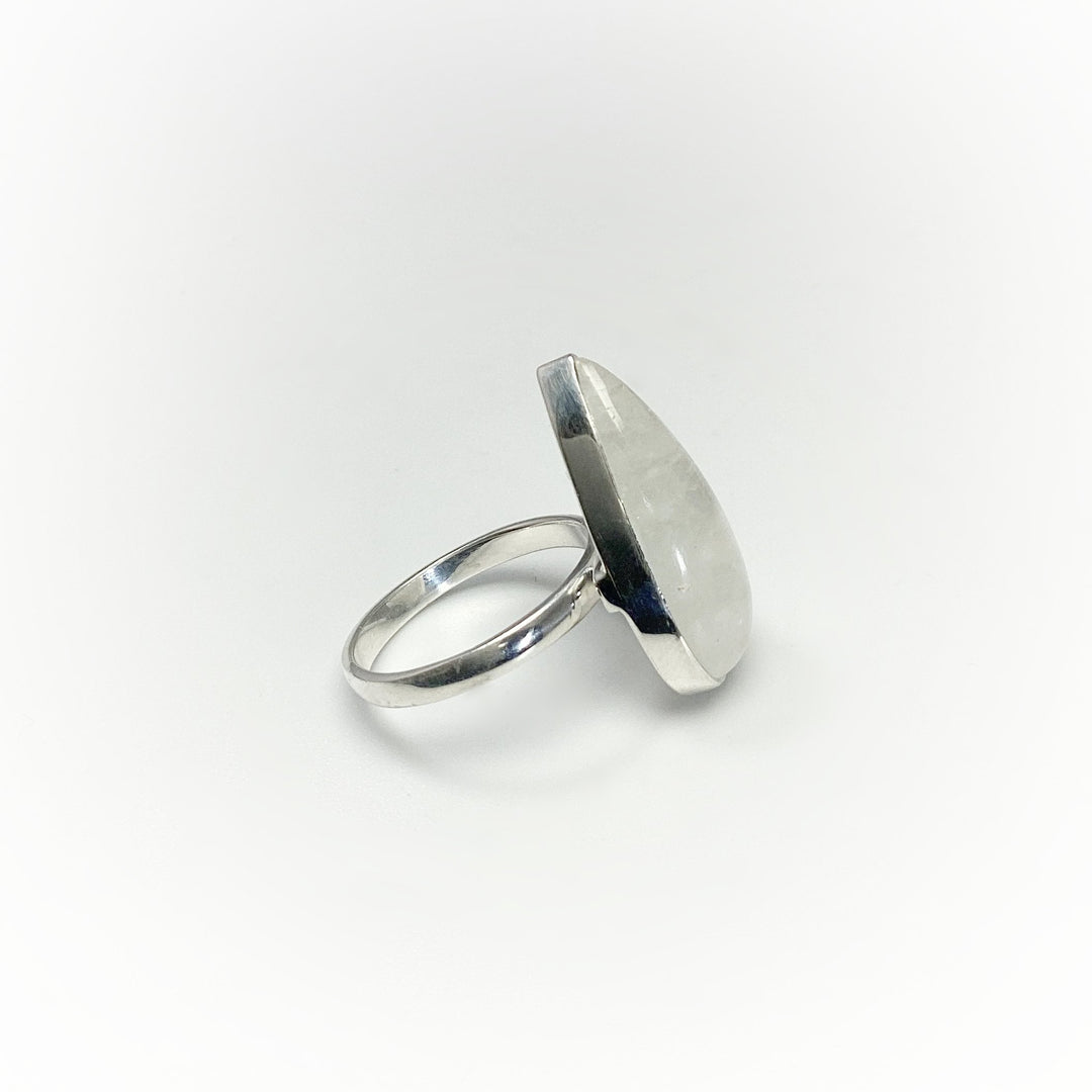 Rainbow Moonstone Ring - Rocks and Gems Canada