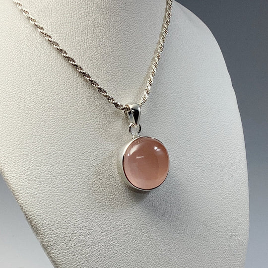 Rose Quartz Pendant - Rocks and Gems Canada