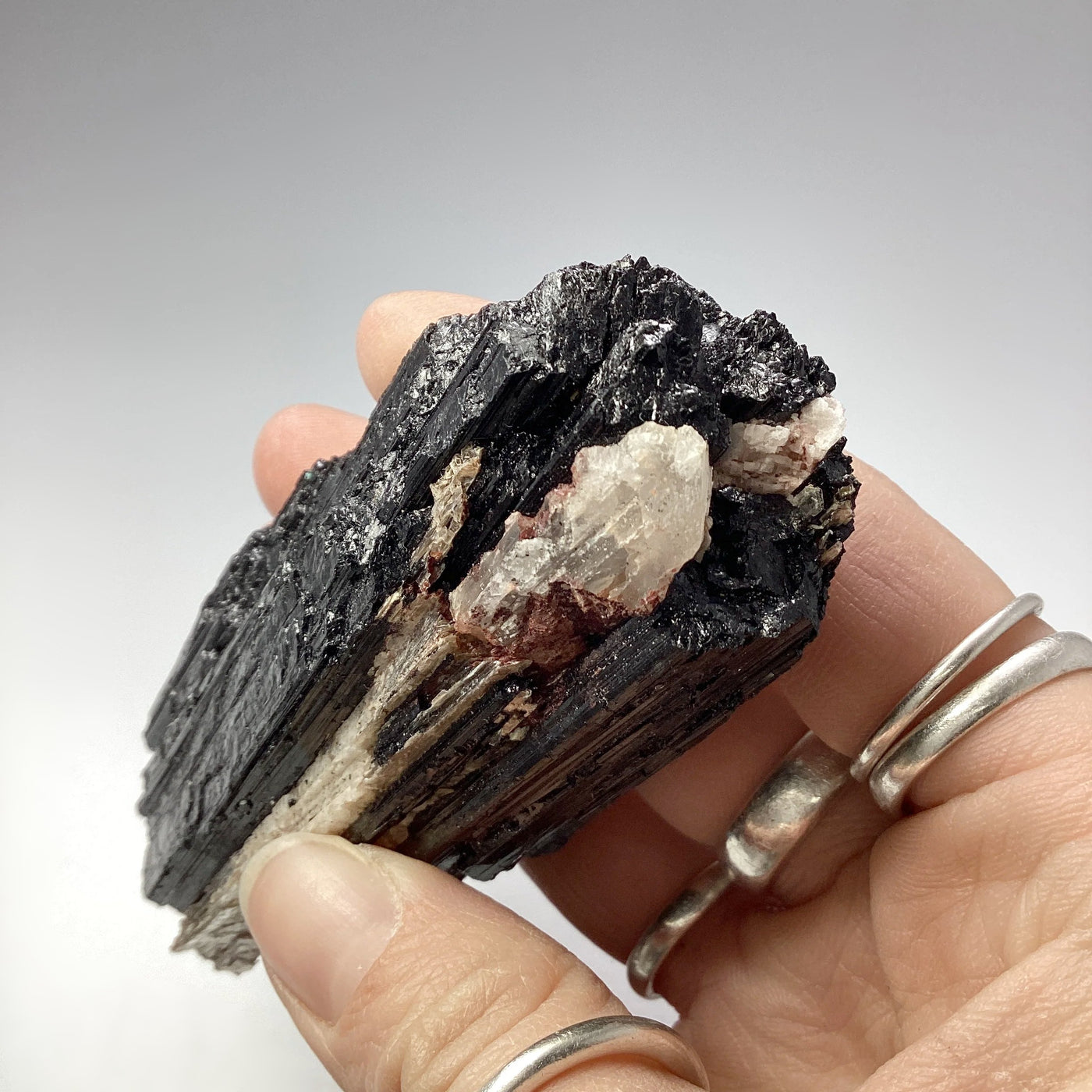 Black Tourmaline in Matrix