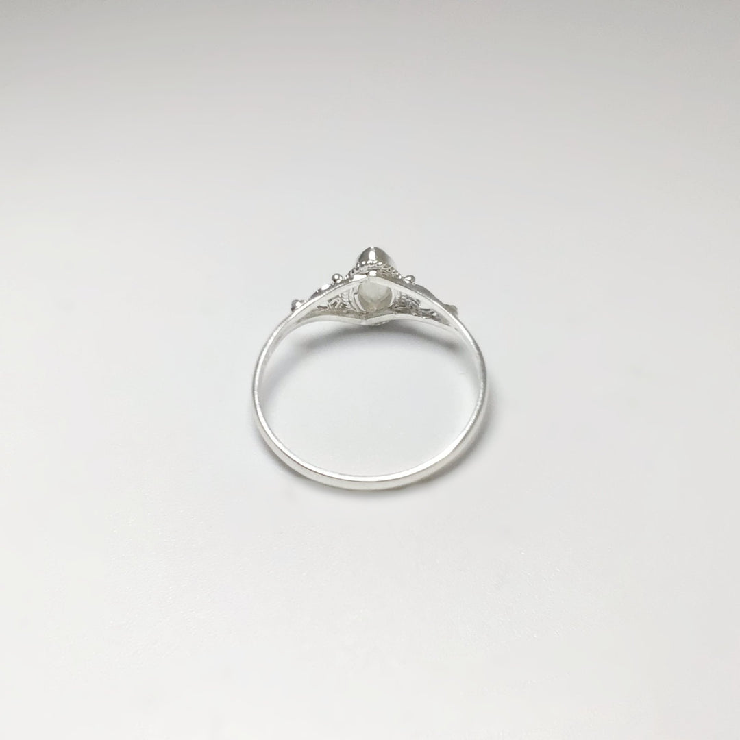 Rainbow Moonstone Ring - Rocks and Gems Canada