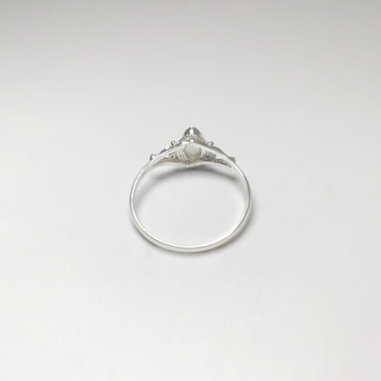Rainbow Moonstone Ring - Rocks and Gems Canada