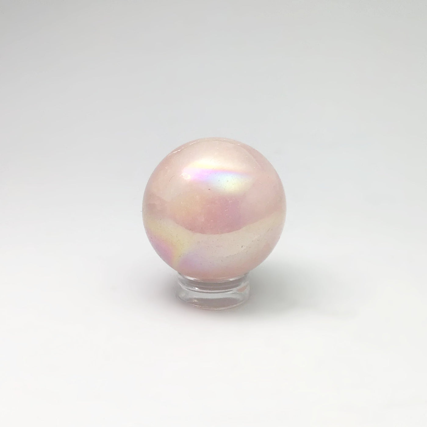Aura Rose Quartz Sphere at $55 Each