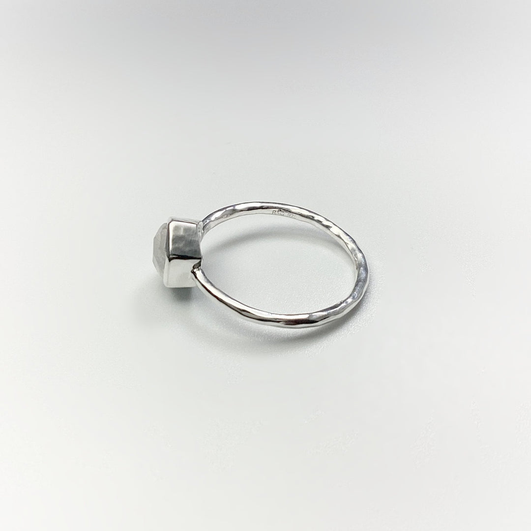 Rainbow Moonstone Ring - Rocks and Gems Canada