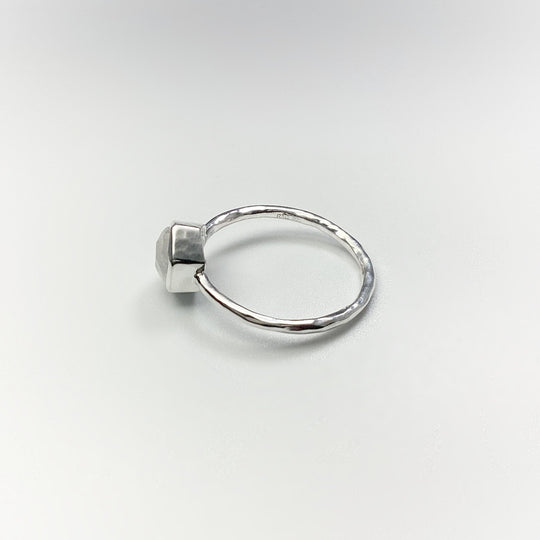 Rainbow Moonstone Ring - Rocks and Gems Canada