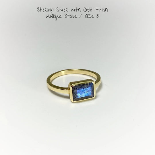 Labradorite Ring - Rocks and Gems Canada