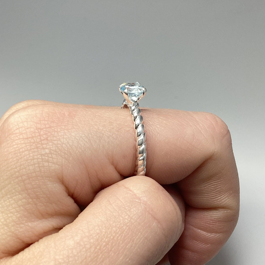 Blue Topaz Ring - Rocks and Gems Canada